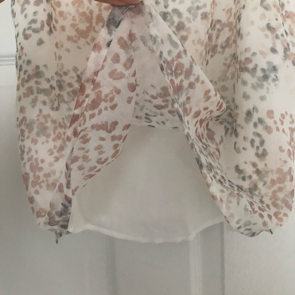 Abercrombie & Fitch Lace Camisole Top Animal Print Cream Size XS - Picture 6 of 7